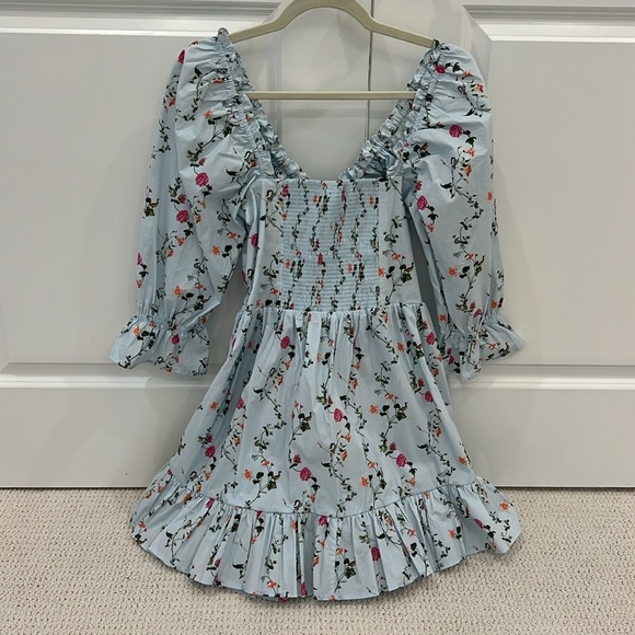 NWOT Hill House Home Samantha Nap Dress in Pond Floral Size S - Picture 3 of 5